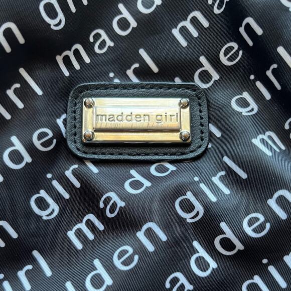 Steve Madden Girl, Tote Bag Black Logo, Oversized Bag, Y2K - Picture 4 of 9